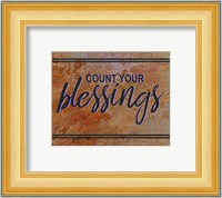 Count Your Blessing-Brown Fine Art Print