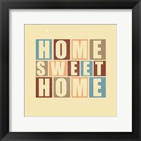 Home Sweet Home-Retro Fine Art Print