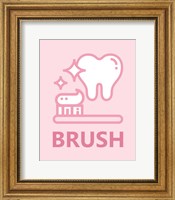 Girl's Bathroom Task-Brush Fine Art Print