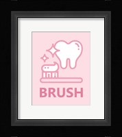 Girl's Bathroom Task-Brush Fine Art Print