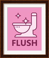 Girl's Bathroom Task-Flush Fine Art Print