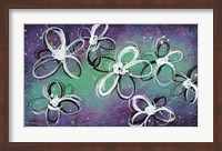 Mod Flowers in Purple Fine Art Print