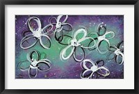 Mod Flowers in Purple Fine Art Print