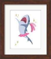 Wash Brush Floss Flush Shark Pink Part III Fine Art Print