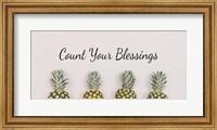 Count Your Blessings Pineapples Fine Art Print
