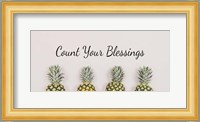 Count Your Blessings Pineapples Fine Art Print