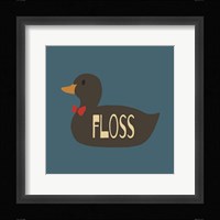 Duck Family Boy Floss Fine Art Print