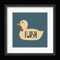 Duck Family Boy Flush Fine Art Print