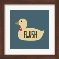 Duck Family Boy Flush Fine Art Print