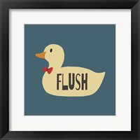 Duck Family Boy Flush Fine Art Print