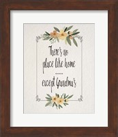 There's No Place Like Home Except Grandma's Yellow Flowers Fine Art Print