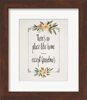 There's No Place Like Home Except Grandma's Yellow Flowers Fine Art Print