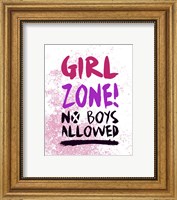 Girl Zone-Grunge Fine Art Print
