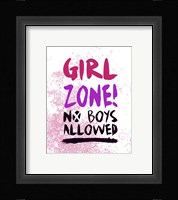 Girl Zone-Grunge Fine Art Print
