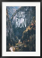 Just Run Fine Art Print