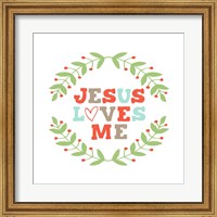 Jesus Loves Me-Garland Fine Art Print