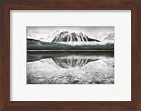Waterfowl Lake I BW with Color Fine Art Print