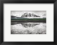 Waterfowl Lake I BW with Color Fine Art Print