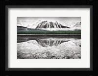 Waterfowl Lake I BW with Color Fine Art Print