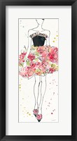 Floral Fashion II Framed Print