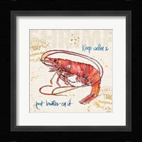 Coastal Catch IV Framed Print
