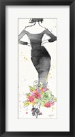 Floral Fashion I Framed Print