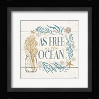 Golden Sea IV Framed Print