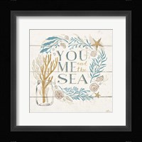 Golden Sea III Framed Print
