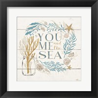Golden Sea III Framed Print