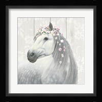 Spirit Stallion II Square Framed Print