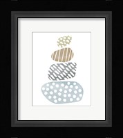 River Stones II Framed Print