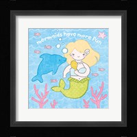 Magical Mermaid IV Framed Print