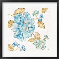Blue Blossom II Framed Print