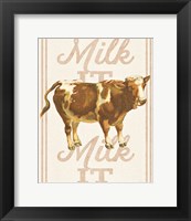 Milk it Milk it Fine Art Print