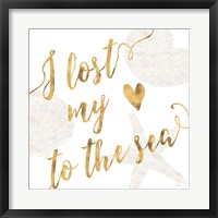 To the Sea I Framed Print