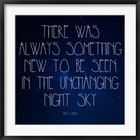 Night Sky - Fritz Leiber Quote Fine Art Print