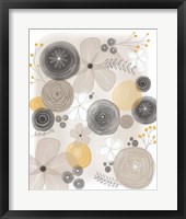 Yellow Floral Framed Print