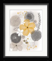 Yellow Floral II Framed Print