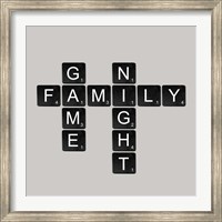 Game Night - Black Fine Art Print