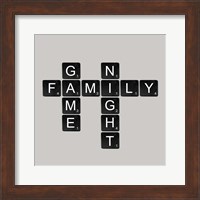 Game Night - Black Fine Art Print