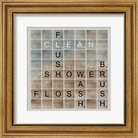 Bathroom Letters II Fine Art Print