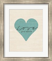 Love You More Heart Fine Art Print