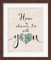 Home with You (heart) Fine Art Print