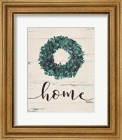 Home Wreath (vertical) Fine Art Print