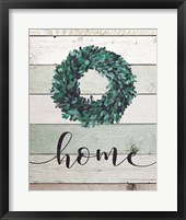 Home Wreath II Framed Print