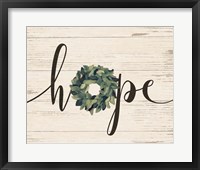 Hope Wreath Framed Print