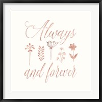 Always and Forever Floral Fine Art Print