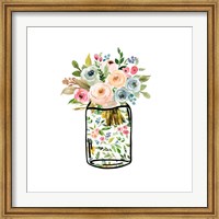 Mason Jar Bouquet Fine Art Print