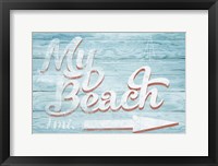 My Beach Framed Print