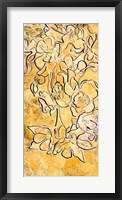 Floral Panel II Framed Print